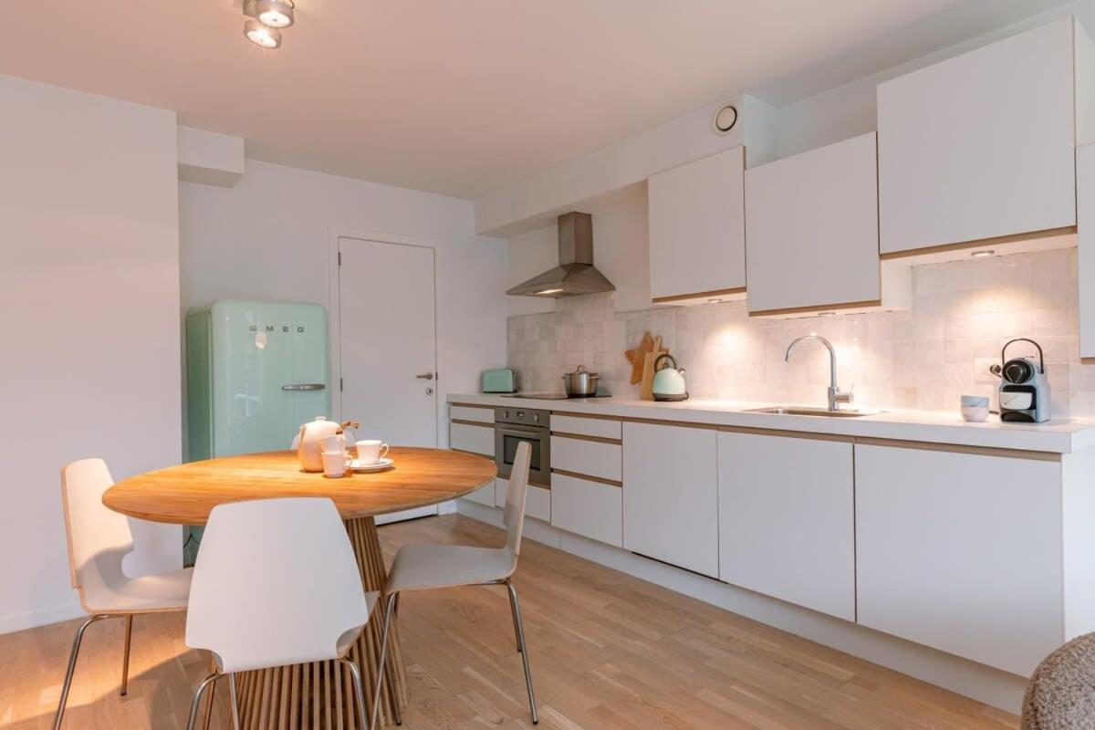 Bright Apartment Nearby The Beach In De Haan Exterior foto